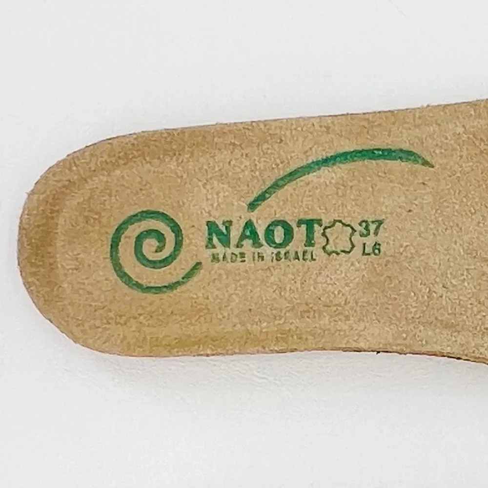 Naot Footwear Matai Mary Jane & Suede Size 37/6-6.5 Brown Leather Comfort Shoes - Picture 9 of 11